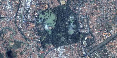 Kort over Jakarta satellit